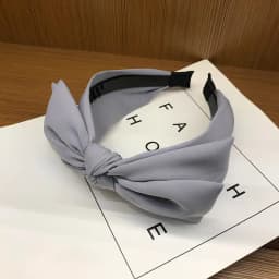 New Arrival For Women Double Layer Bow HairBands Solid Color Hair Hoop Headband Sweet Hair Bezel Girl Headwear Hair Accessories