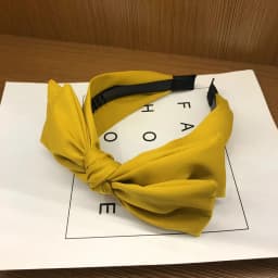 New Arrival For Women Double Layer Bow HairBands Solid Color Hair Hoop Headband Sweet Hair Bezel Girl Headwear Hair Accessories