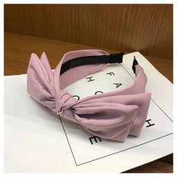 New Arrival For Women Double Layer Bow HairBands Solid Color Hair Hoop Headband Sweet Hair Bezel Girl Headwear Hair Accessories