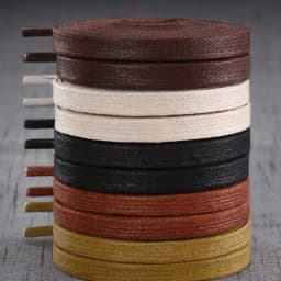 1Pair Waterproof Waxed Shoe laces Flat Leather ShoeLaces Kids Adult Sneakers Shoelaces Length 60 80 100 120 140 160 180CM P3