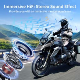 Fodsports FX4 Pro Motorcycle Intercom Helmet Bluetooth Headset Interphone 4 Rider 1200m ,FM Radio