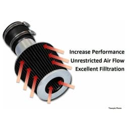 Hot sale Air Intakes Parts High Flow Cold Air Intake System Filter Kit for Infiniti G37 3.7L 08-13 Nissan 370Z 09-16