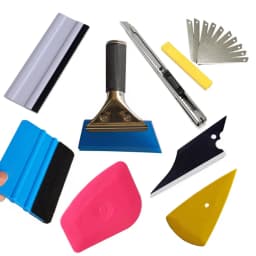 Professional 8 in 1 Car Window Tinting Tools Kit for Auto / Car Application of Tint Film Window Film Tools Squeegee Scraper Set