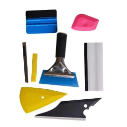 Professional 8 in 1 Car Window Tinting Tools Kit for Auto / Car Application of Tint Film Window Film Tools Squeegee Scraper Set