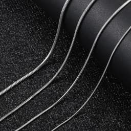 0.9/1.2/1.5/2mm Round Snake Necklace For Men Women Gold Color Silver Color Serpentine Link Chain Necklace Fashion Jewelry