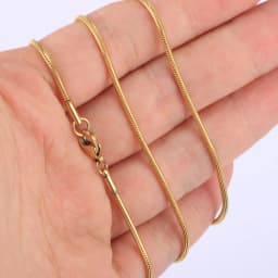 0.9/1.2/1.5/2mm Round Snake Necklace For Men Women Gold Color Silver Color Serpentine Link Chain Necklace Fashion Jewelry