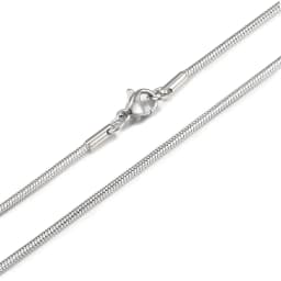 0.9/1.2/1.5/2mm Round Snake Necklace For Men Women Gold Color Silver Color Serpentine Link Chain Necklace Fashion Jewelry