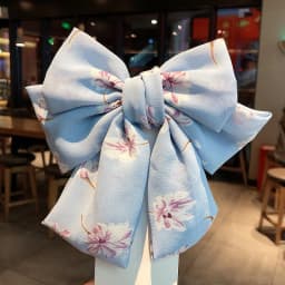 Chiffon Barrettes Hair Clips For Women High Quality Big Floral Hair Bow Flower 3 Layers Ponytail Clips Girls Hair Accessories