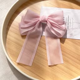 2021New Fashion Three Layer Bow Hairpin Super Fairy Mesh Streamer Barrette Bow For Woman Girl Hairclip Headwear Hair Accessories