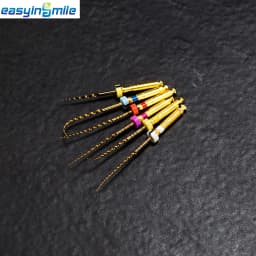 6pcs/pack Easyinsmile Dental Endo Gold Files X-Pro Large NITI Taper Rotary Endodontic File SX S1 F1 F2 F3 21MM 25MM 31MM