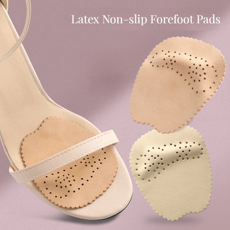 Heels Feet Pads Thickened Cowhide leather Half Insoles Women Shoes Pads Foot Care Products Sandals Forefoot Non-slip Cushion