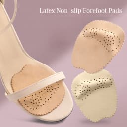 Heels Feet Pads Thickened Cowhide leather Half Insoles Women Shoes Pads Foot Care Products Sandals Forefoot Non-slip Cushion