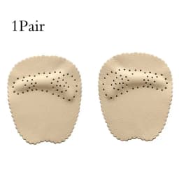 Heels Feet Pads Thickened Cowhide leather Half Insoles Women Shoes Pads Foot Care Products Sandals Forefoot Non-slip Cushion