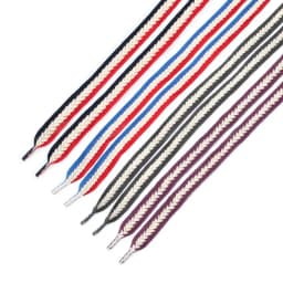Colorblock Shoelaces for Sneakers Quality 1.5cm Widen Flat Shoelace Brand Cotton Laces for Shoes 100/120/140/160CM Shoestrings