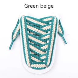 Colorblock Shoelaces for Sneakers Quality 1.5cm Widen Flat Shoelace Brand Cotton Laces for Shoes 100/120/140/160CM Shoestrings