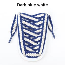 Colorblock Shoelaces for Sneakers Quality 1.5cm Widen Flat Shoelace Brand Cotton Laces for Shoes 100/120/140/160CM Shoestrings