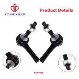 TOPICKSAP 10PCS Steering & Suspension Kit Front Control Arm Ball Joint Sway Stabilizer Links for Ford Explorer 2011 2012 - 2017