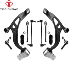 TOPICKSAP 10PCS Steering & Suspension Kit Front Control Arm Ball Joint Sway Stabilizer Links for Ford Explorer 2011 2012 - 2017