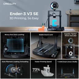 Creality 3D Ender-3 V3 KE/SE FDM Printer 2024 Upgraded Version Ender-3 S1 Pro & S1 Speed up Auto-Leveling Impresora 3d Printers