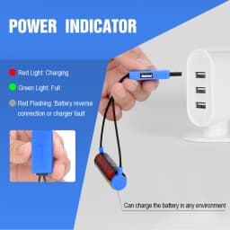 TrustFire UC10 Magnetic Battery Charger with Power Bank Function Universal Charger for Li-ion 32650 21700 16340 26650 18650 Cell