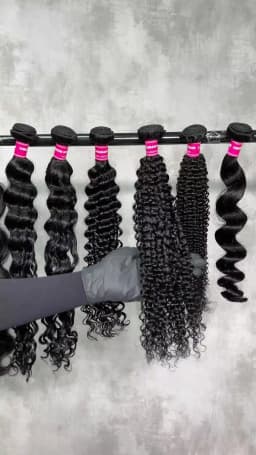 UNice Burmese Curly Hair Bundles 3/4 PCS Lot Unprocessed Natural Color Bundles 100% Human Hair 100Grams Per Bundle