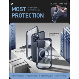 For iPhone 15 Pro Case 6.1” (2023) I-BLASON AresMag Full-Body Shockproof Rugged With MagSafe Case with Built-in Screen Protecto