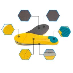 Memory Foam Mezzanine Sport Insoles Sweat Absorption Pads Running Sport Shoe Inserts Breathable Insoles Foot Care Men Women HD1