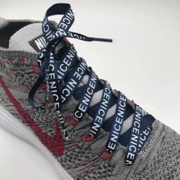 Fashion Letter Print Satin Silk Ribbon Shoelaces 1CM Width Sneaker Flat Shoe laces 1 Pair Strings 80 100 120 140 160 Length ZM1