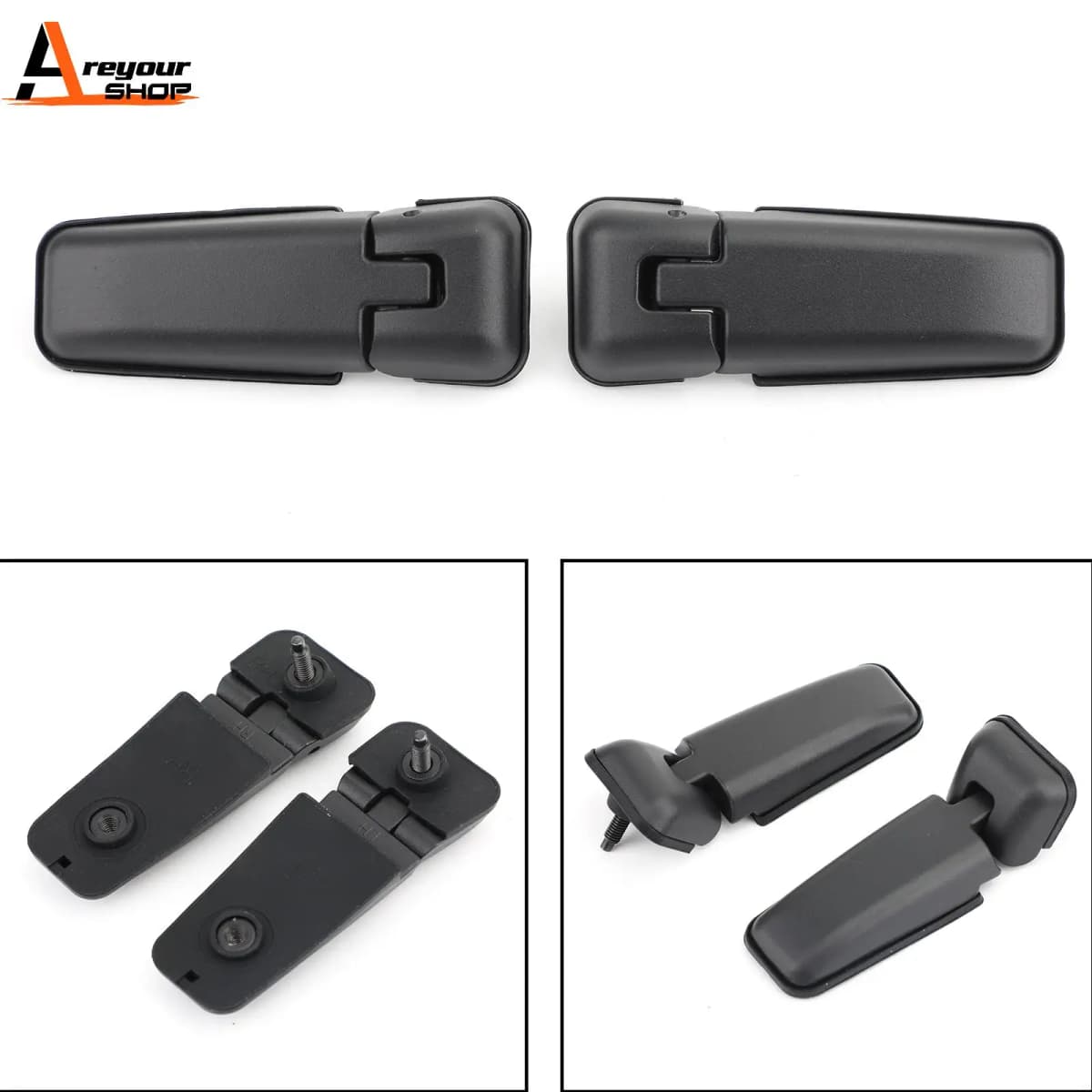 Areyourshop Rear Tailgate Glass Hatch Hinge Set L+R for Nissan Pathfinder 2005-2012 Replace 90321-ZP40A 90320-ZP40A Car Parts