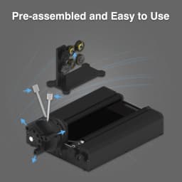 Twotrees TR2 PRO Four in One Axis Y-axis 360° Rotary Roller Laser Engraver Attachment for Column Cylinder Bottle Cans Engraving