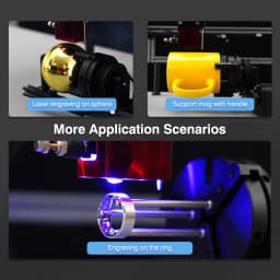 Twotrees TR2 PRO Four in One Axis Y-axis 360° Rotary Roller Laser Engraver Attachment for Column Cylinder Bottle Cans Engraving