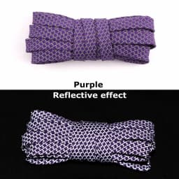 1Pair Reflective Flat Shoelaces Fluorescent Sneaker Shoestrings Sports Shoelace Running Shoes lace Adult children Shoelaces