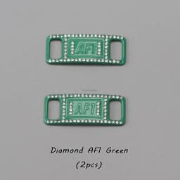 New Diamond Shoe Charms AF1 Sneaker Laces Buckle Quality Metal Shoelaces Decorations Air Force one Shoes Accessories