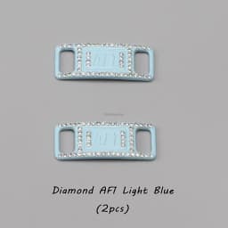 New Diamond Shoe Charms AF1 Sneaker Laces Buckle Quality Metal Shoelaces Decorations Air Force one Shoes Accessories