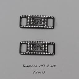 New Diamond Shoe Charms AF1 Sneaker Laces Buckle Quality Metal Shoelaces Decorations Air Force one Shoes Accessories