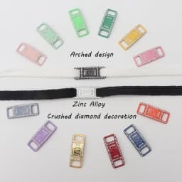 New Diamond Shoe Charms AF1 Sneaker Laces Buckle Quality Metal Shoelaces Decorations Air Force one Shoes Accessories