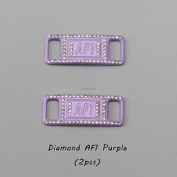 New Diamond Shoe Charms AF1 Sneaker Laces Buckle Quality Metal Shoelaces Decorations Air Force one Shoes Accessories