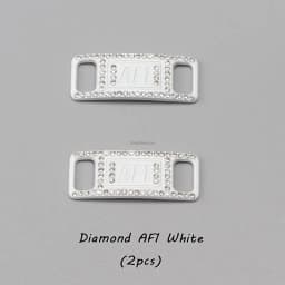 New Diamond Shoe Charms AF1 Sneaker Laces Buckle Quality Metal Shoelaces Decorations Air Force one Shoes Accessories