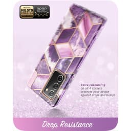 For Samsung Galaxy Note 20 Case 6.7 inch (2020) I-BLASON Cosmo Full-Body Glitter Marble Cover WITHOUT Built-in Screen Protector