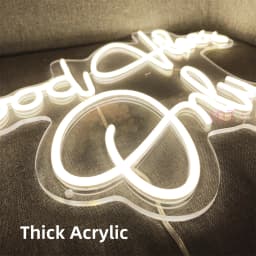 60cm Big Neon Sign LED Lights Good Vibes Only Neon Light Led Sign Beauty Room Decor Bedroom Girl Birthday Decor Wedding Wall Art