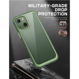 SUPCASE UB Style Premium Hybrid Protective Bumper Case For iPhone 14 (2022)/For iPhone 13 (2021) 6.1" Clear Back Cover Case