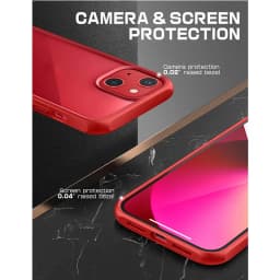 SUPCASE UB Style Premium Hybrid Protective Bumper Case For iPhone 14 (2022)/For iPhone 13 (2021) 6.1" Clear Back Cover Case