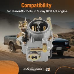 Carburetor for Nissan A12 Cherry Pulsar Vanette Sunny Truck 1966-1980 Carby New 16010-H1602