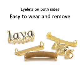 Fashion Metal Shoe Charms Diamond Sports Shoe Decoration Creativity DIY Shoelaces Buckles Ocean Style Shoes Accesories