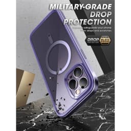 For iPhone 14 Pro Max Case 6.7" (2022) SUPCASE UB Edge Mag Slim Frame Clear Protective Case with Built-in Screen Protector