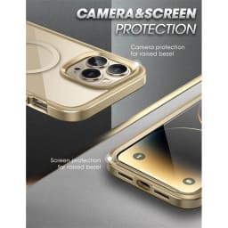 For iPhone 14 Pro Max Case 6.7" (2022) SUPCASE UB Edge Mag Slim Frame Clear Protective Case with Built-in Screen Protector