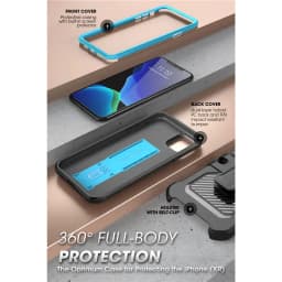 For iPhone 11 Pro Case 5.8" (2019) SUPCASE UB Pro Full-Body Rugged Holster Case Cover with Built-in Screen Protector & Kickstand