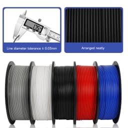 5kg/set PLA/PETG/TPU Filament 1.75MM 3d Printer Filament Materials 100% No Bubble Plastic Printing Materials for 3d Pen