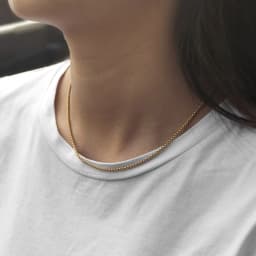 2mm Women Men's Stainless Steel Thick Box Chain Choker Necklaces 16-24inch Any Length Fashion Jewelry Accessories KN385A