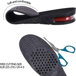Height Increase Insole Air Cushion Elevator Shoe Insole Lifts Kits Inserts for Men Women Taller Insoles 3-9cm Variable Height
